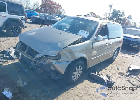 2005 Kia Sedona Ex/Lx z USA, uszkodzony, nr VIN KNDUP132756741086